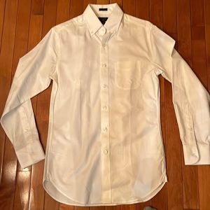 J Crew Slim Fit 14 1/2/32 white mens dress shirt